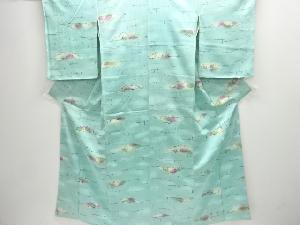 未使用品　遠山模様小紋着物